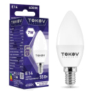 Лампа светодиодная 7Вт С37 4000К Е14 176-264В TOKOV ELECTRIC TKE-C37-E14-7-4K купить оптом