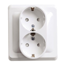 Розетка 2-м СП Этюд 16А IP20 250В с заземл. без защ. шторок бел. SE PC16-007B – купить по низкой цене. Низковольтное оборудование