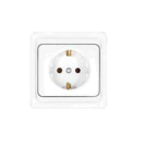 Розетка 1-м СП Валери 16А IP20 с заземл. бел. UNIVersal В0028 – купить по низкой цене. Низковольтное оборудование