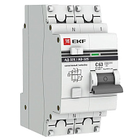 Выключатель автоматический дифференциального тока 2п (1P+N) 63А 100мА АД-32 селект. PROxima EKF DA32-63-100S-pro – купить по низкой цене. Автоматические выключатели