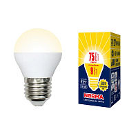 Лампа светодиодная LED-G45-9W/WW/E27/FR/NR Norma 9Вт матовая E27 (упак. картон) Volpe UL-00003829 купить оптом