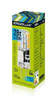 Лампа светодиодная LED-JC-2W-G4-4K 2Вт G4 4500К 12В Ergolux 14345 купить оптом