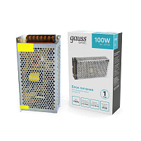 Блок питания для светодиодной ленты Basic 100Вт 12В IP20 (драйвер) GAUSS BT505