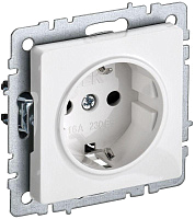 Розетка BRITE РС11-1-0-БрБ 16А с заземл. без защ. шторки механизм бел. IEK BR-R11-16-K01 – купить по низкой цене. Низковольтное оборудование