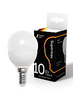 Лампа светодиодная Supermax 10Вт шар 45мм E14 230В 3000К КОСМОС Sup_LED10wGL45E1430 купить оптом