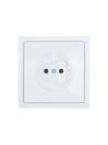 Розетка 1 мест. б/з СП ZIMA IP20 16А ПБТ безвинт. зажим бел. LEZARD 704-0288-121BQC