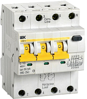 Выключатель автоматический дифференциального тока 4п (3P+N) C 10А 30мА тип A 6кА АВДТ-34 IEK MAD22-6-010-C-30 – купить по низкой цене. Автоматические выключатели