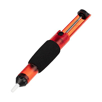 Оловоотсос для припоя пластик прозр./красн. Rexant 12-0204 купить оптом