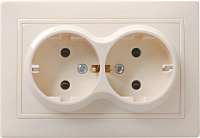 Розетка 2-м СП Кварта РС12-3-ККм 16А IP20 с заземл. без защ. шторок крем. IEK ERK24-K33-16-DM – купить по низкой цене. Низковольтное оборудование