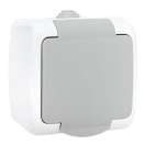 Розетка 1-м ОП Мурманск 16А IP54 с заземл. защ. шторки с крышкой сер. EKF EFR16-029-30-54 – купить по низкой цене. Низковольтное оборудование