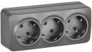 Розетка 3-м ОП GLORY РС23-3-ХСм 16А с заземл. без защ. шторок сталь матов. IEK ERH31-K46M-16 – купить по низкой цене. Низковольтное оборудование