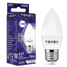 Лампа светодиодная 10Вт С37 4000К Е27 176-264В TOKOV ELECTRIC TKE-C37-E27-10-4K купить оптом