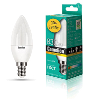 Лампа светодиодная LED10-C35/830/E14 10Вт 220В Camelion 13559 купить оптом