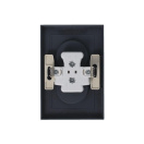 Розетка 2-м СП AtlasDesign 16А IP20 без заземл. в сборе грифель SE ATN000720 – купить по низкой цене. Низковольтное оборудование