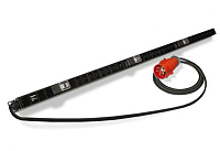 Блок розеток вертик. 3 блока по 6 розеток IEC320 С13 + 2 розетки IEC320 С19 +автомат. выкл. кабель питания 3м (5х6.0мм2) с вилкой IEC 60309 32А (3P+N+E) 380В 1556х68х44.4мм (ДхШхВ SHE-18IEC-6BIEC-3V-3PVR Hyperline 396994