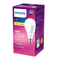 Лампа светодиодная LEDBulb 19W E27 3000К 230В A80 Philips 929002004049 купить оптом