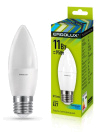 Лампа светодиодная LED-C35-11W-E27-4K Свеча 11Вт E27 4500К 172-265В Ergolux 13622 купить оптом