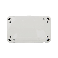 Блок ОП 2 розетки горизонт. Mini OG с заземл. IP54 бел. Kranz KR-78-0606