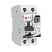 Выключатель автоматический дифференциального тока С 6А 30мА тип А 6кА АВДТ-63 (электрон.) PROxima EKF DA63-6-30e – купить по низкой цене. Автоматические выключатели