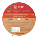 Трубка термоусадочная ТУТ нг 2/1 зел. (уп.200м) EKF tut-2-j