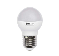 Лампа светодиодная PLED-SP 9Вт G45 шар 3000К тепл. бел. E27 820лм 230В JazzWay 2859631A купить оптом