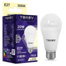 Лампа светодиодная 20Вт А60 3000К Е27 176-264В TOKOV ELECTRIC TKE-A60-E27-20-3K купить оптом