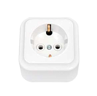 Розетка 1-м ОП 16А IP20 с заземл. бел. Bylectrica РА16-254 – купить по низкой цене. Низковольтное оборудование