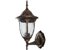 Светильник 4501 60Вт E27 IP43 улично-садовый бронза Camelion 10527
