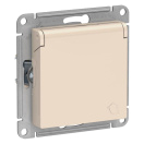 Розетка 1-м СП AtlasDesign 16А IP20 с заземл. защ. шторки с крышкой механизм беж. SE ATN000246 – купить по низкой цене. Низковольтное оборудование