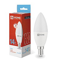 Лампа светодиодная LED-СВЕЧА-VC 14Вт E14 6500К 1330лм IN HOME 4690612047775 купить оптом