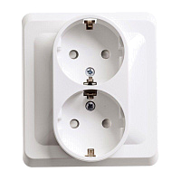 Розетка 2-м СП Этюд 16А IP20 250В с заземл. без защ. шторок бел. SE PC16-007B – купить по низкой цене. Низковольтное оборудование
