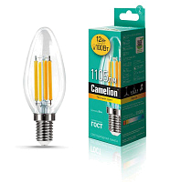 Лампа светодиодная филаментная LED12-C35-FL/830/E14 12Вт 220В Camelion 13708 купить оптом