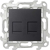 Розетка компьютерная 2-м СП Simon 24 RJ45 кат.5E UTP IP20 механизм графит Simon 2450593-038 – купить по низкой цене. Низковольтное оборудование