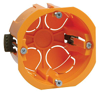 Коробка установочная CП d65х46 для г/к IP20 КМ40022 IEK UKG10-065-040-000-P купить оптом