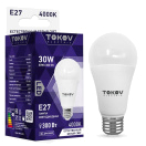 Лампа светодиодная 30Вт А70 4000К Е27 176-264В TOKOV ELECTRIC TKE-A70-E27-30-4K купить оптом