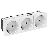 Розетка 3-м 3х2К+3 под углом 33град. шторки 16А 250В (45х135мм - 3 модуля Modul45) бел. OBO 6120123 – купить по низкой цене. Низковольтное оборудование