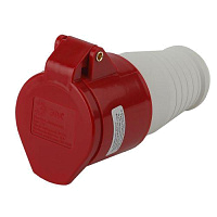 Розетка переносная 214 3Р+РЕ 16А 380В IP44 R-16-3P-PE-IP44 ЭРА Б0032862