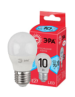 Лампа светодиодная ECO LED P45-10W-840-E27 (диод шар 10Вт нейтр. E27) ЭРА Б0032971 купить оптом