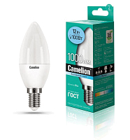 Лампа светодиодная LED12-C35/845/E14 12Вт 220В Camelion 13689 купить оптом