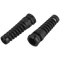 Ввод кабельный (сальник с гибким отводом) PGR 21 (d отв. 28.3мм / d провод.13-18мм) IP54 (уп.5шт) ЭРА Б0065204