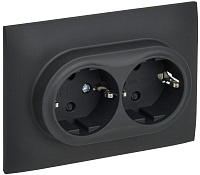 Розетка 2-м SKANDY 16А с заземл. защ. шторки в сборе SK-R07G графит IEK SK-R24-16-K53-F – купить по низкой цене. Низковольтное оборудование