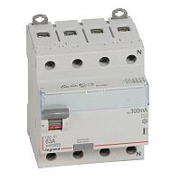 Выключатель диф. тока 4п 63А 300мА тип AC DX3 Leg 411724 – купить по низкой цене. Дифференциальные автоматы