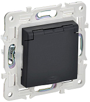 Розетка 1-м SKANDY 16А IP44 с заземл. защ. шторки с крышкой SK-R11G графит IEK SK-R16-16-44-K53 – купить по низкой цене. Низковольтное оборудование