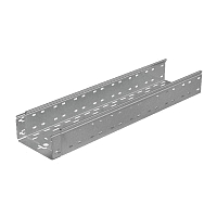 Лоток листовой перфорированный 200х100 L2500 1.2мм "Быстрый монтаж ПЛЮС" LPplus100-200-1.2-2500 INOX304 КМ PL12944