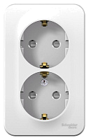 Розетка 2-м ОП Blanca 16А IP20 250В с заземл. защ. шторки бел. SE BLNRA011201 – купить по низкой цене. Низковольтное оборудование