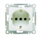 Розетка 1-м СП Lillium 10А с заземл. с панелью механизм бел. Makel 30001028 – купить по низкой цене. Низковольтное оборудование