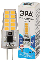 Лампа светодиодная LED-JC-2.5W-220V-SLC-840-G4 JC 2.5Вт капсульная 4000К нейтр. бел. G4 220В Эра Б0049092 купить оптом