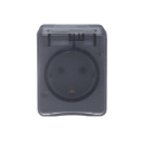 Розетка 1-м ОП AtlasDesign Profi54 16А IP54 250В с заземл. защ. шторки антрацит SE ATN544045 – купить по низкой цене. Низковольтное оборудование