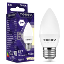 Лампа светодиодная 7Вт С37 3000К Е27 176-264В TOKOV ELECTRIC TKE-C37-E27-7-3K купить оптом