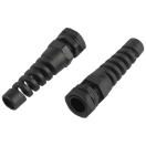 Ввод кабельный (сальник с гибким отводом) PGR 11 (d отв. 18.6мм / d провод.5-10мм) IP54 (уп.10шт) ЭРА Б0065198